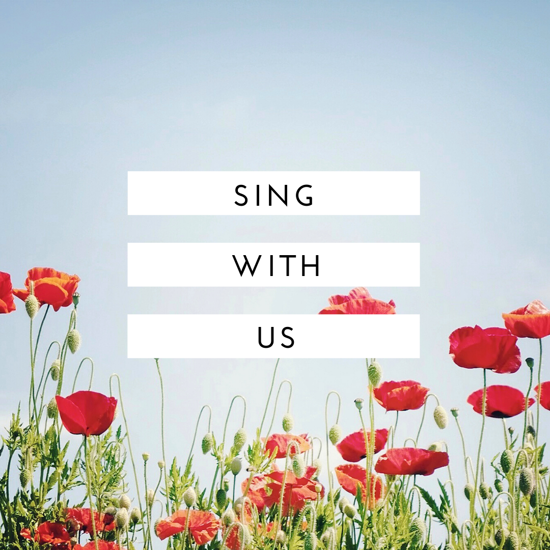 Come sing with us!