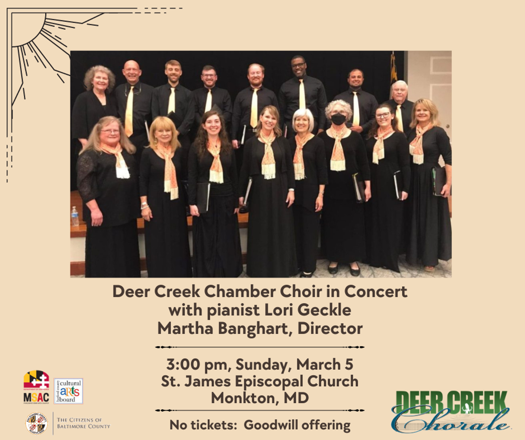 Chamber Choir concert “The Awakening” March 5th