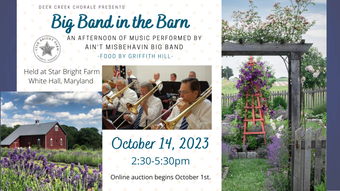 Big Band in the Barn – Tickets now available!